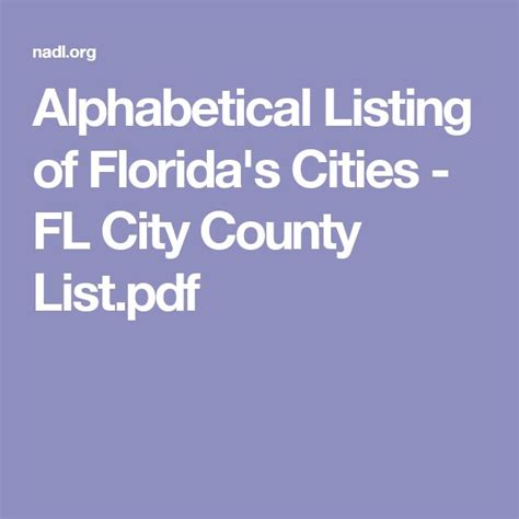 list of city in florida|florida cities and counties alphabetical.